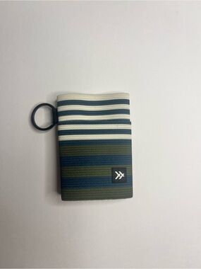 Thread Wallets Card Holder with Key Ring - Blue, Green, White